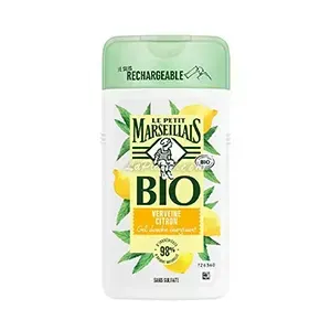 Gel douche énergissant Bio au verveine et citron, Le Petit Marseillais