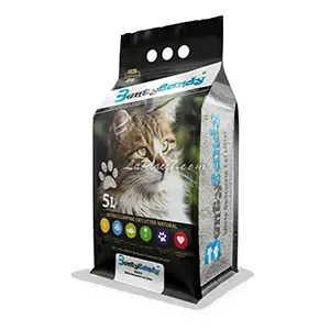 Litière pour chat agglomérante blanche, Benty Sandy, 5L