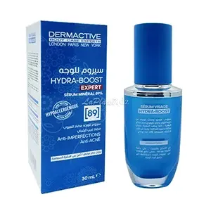 Sérum pour visage Hydra-boost fortifiant et repulpant, Sérum minéral 89, Hypoallergénique, Sans parfum, Dermactive, 30ml