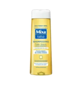 Shampoing pour bébé et adultes pour des cheveux plus brillant et éclatant, Hypoallergénique, Très doux, Mixa, 300ml