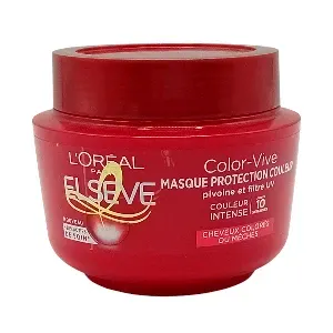 Masque Color vive pour cheveux colorés ou méchés, Elvive, L'Oréal, 300g