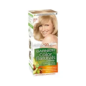 Coloration pour cheveux, Color naturals crème, Garnier, 9.13 Blond clair cendré