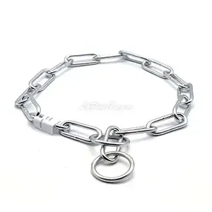Collier en métal maille ordinaire pour chien