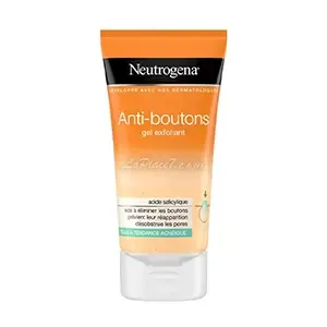 Gel visage exfoliant anti-boutons pour peaux à tendance acnéique, Neutrogena