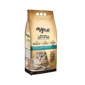 Litière pour chat au savon de Marseille, Bentonite, My cat, 5L