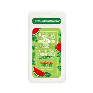 Gel douche aromatique au pastèque et basilic bio, Les petites créations, Le Petit Marseillais