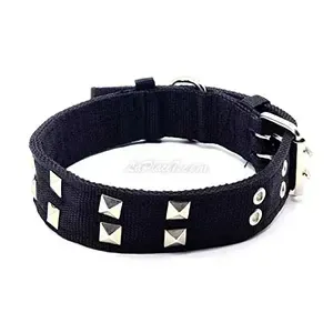 Collier en tissu à pique pour chien