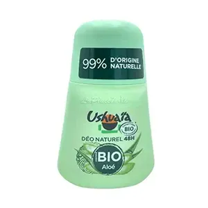 Déodorant à bille naturel à l'aloé du mexique pour femme, Certifié BIO, 48h, Ushuaia, 50 ml