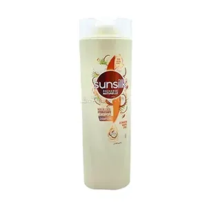 Shampoing hydratant à l'huile de noix de coco, 24H parfum floral, Recharge naturelle, Sunsilk, 350ml