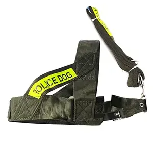 Harnais en tissu pour chien moyen, Police dog, Pet Supplies