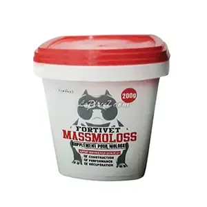 Complément alimentaire pour augmenter la masse musculaire des chiens Massmoloss, Fortivet, 200g