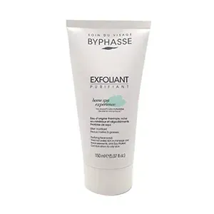 Exfoliant visage purifiant matifiant pour peau mixte à grasse, Home spa experience, Byphasse, 150ml