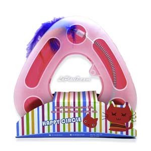 Jouet interactif distributeur de nouriture pour chat et chien, Pet ball food, Rose