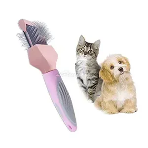 Brosse professionnelle pour animaux, Pet & Two, PF,  Rose