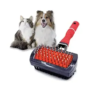 Double brosse pour animaux