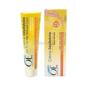 Crème dépilatoire pour peaux sèches, Argan et au karité Bio, OE
