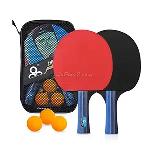 Pack de 2 Raquettes de tennis de table et 3 balles, Pink Pong, Boli