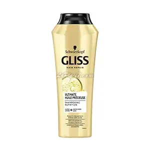 Shampoing pour cheveux fragilisés et cassants, Ultimate huile précieuse, Gliss, Schwarzkopf, 250ml