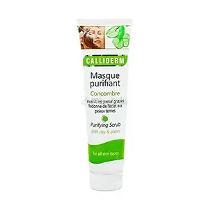Masque purifiant visage au concombre pour tous types de peaux, Calliderm, 125g