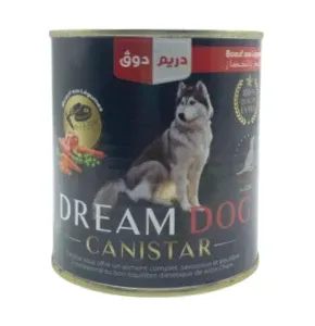 Aliment complet pour chien en pâté, Bœuf et légumes, Dream dog, Canistar, 800g