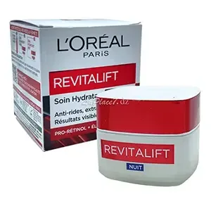 Soin de nuit hydratant anti-rides et extra-fermenté, Pro-rétinol et Elasti-peptides, Action profonde, Multi-lift, Revitalift, L'Oréal, 50ml