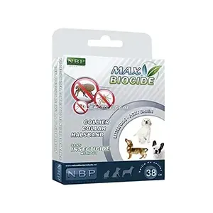 Collier anti-puces pour petit chien, Max biocide, 38 Cm
