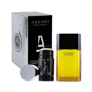 Coffret Parfum et Déodorant Stick pour homme Azzaro Travel, EDT 100ml, Stick 75ml