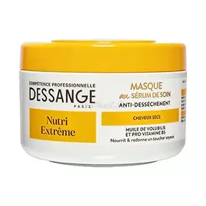 Masque cheveux au sérum de soin anti-dessèchement  pour cheveux secs, Nutri Extrême, Dessange, 250ml