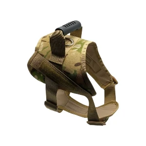 Harnais pour chien en tissu avec motif militaire, XL