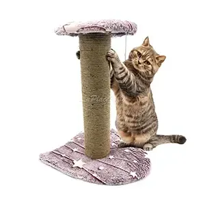 Griffoir pour chat avec pompon, 40cm