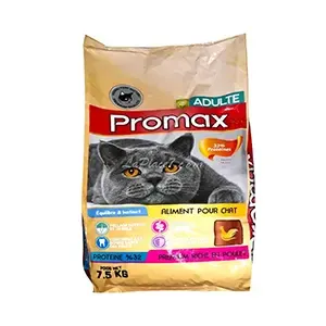 Croquettes pour chat au poulet, Promax, 7,5kg