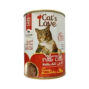 Nourriture pour chat viande, 100℅ naturelle, Cat's love, 400g