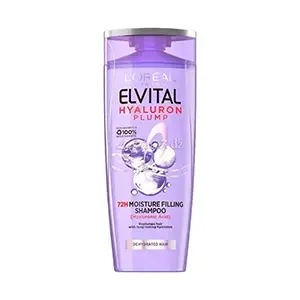 Shampoing hydratant 72h pour cheveux déshydratés, A l'acide hyaluronique, Hyaluron plump, Elvital, L'Oréal, 300 ml
