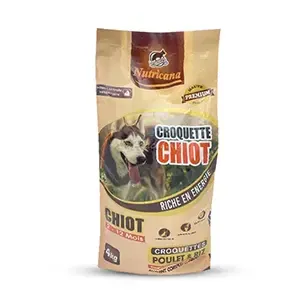 Croquettes au poulet et riz pour chiot de 2 à 12 mois, Nutricana, 4kg
