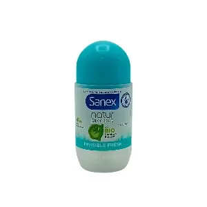 Déodorant à bille pour femme, Invisible, Bio bambo extract, Sans alcool, 0% Sel d'aluminium, 48h, Natur protect, Sanex, 50ml