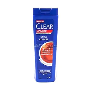 Shampoing et après shampoing anti-pelliculaire pour homme, Style express, Clear