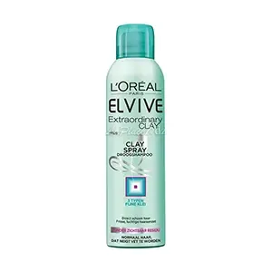 Shampoing sec à l'argile pour cheveux gras à normaux, Extraordinary clay, Elvive, L'Oréal, 150ml