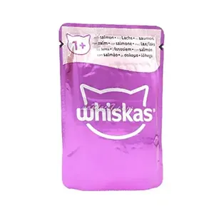 Gelée au saumon, aliment humide complet pour chat adulte, Whiskas