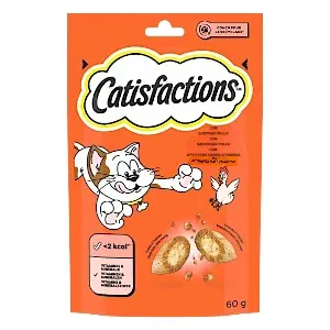Friandises pour chat au poulet, Catisfactions, 60g
