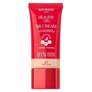 BB Crème, Hydratation 24H, Healthy mix, Bourjois, 01 Ivoire, 30ml