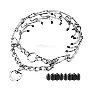 Collier étrangleur réglable en métal pour chien