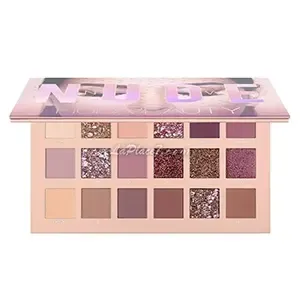 Palette de fard à paupière Nude, Huda beauty, 18 Couleurs