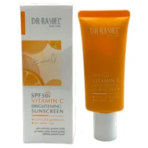 Écran solaire éclaircissant, Vitamine C, SPF50+, Dr Rashel, 50g
