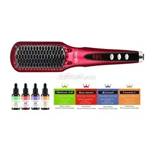 Brosse électrique pour cheveux en ceramic avec 4 vitamines, ENZO, EN-4111