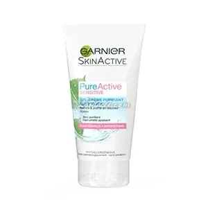 Crème hydratante apaisante pour peaux sensibles à imperfections, PureActive Sensitive, SkinActive, Garnier