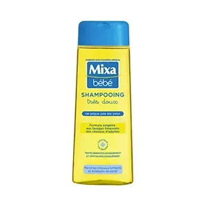 Shampoing pour bébé et adulte pour tout types de cheveux, Très doux, Mixa, 250ML