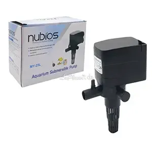 Pompe à air submersible d'aquarium avec tuyau, Nubios, My-25L