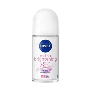Déodorant à bille pour femme, Extra éclaircissant, Vitamine C, 0% alcool, Nivea, 50ml