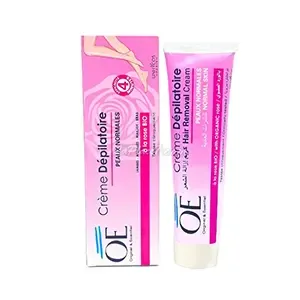Crème dépilatoire pour peaux normales, à la Rose Bio, OE