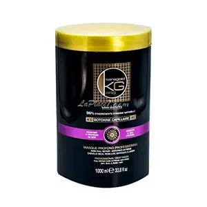 Masque professionnel à la Kératine et protèine de soie pour cheveux secs et difficiles à laisser, Botoxine capillaire, Keragold, 1000ml